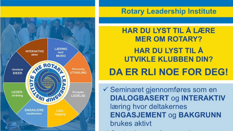 RLI- Ønsker du å lære mer om Rotary